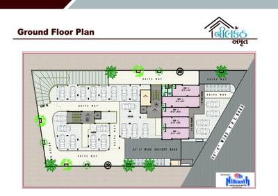 Image of 1215 Sq.ft 2 BHK Apartment / Flat for sale in JP Amrut, Vastral, Ahmedabad for Rs. 4000000