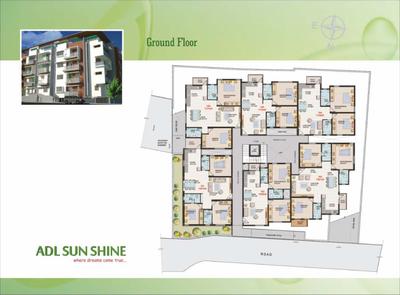 Image of 1116 Sq.ft 2 BHK Apartment / Flat for sale in Live ADL Sunshine by Live Spacess, HSR Layout, Bengaluru for Rs. 11500000