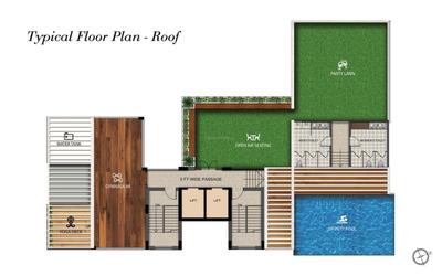 Image of 1075 Sq.ft 2 BHK Apartment / Flat for sale in Ambient Winds, Kalikapur, EM Bypass, Kolkata for Rs. 9500000