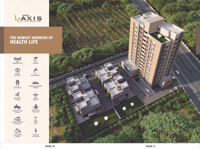 Image of 1800 Sq.ft 3 BHK Apartment / Flat for sale in Maruti L Axis, Chandkheda, Ahmedabad for Rs. 9800000