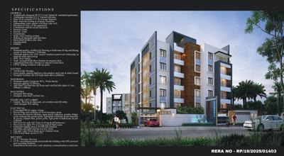 Image of 1371 Sq.ft 2 BHK Apartment / Flat for sale in Monument Euphoria, Sundarpur, Bhubaneswar for Rs. 7677600