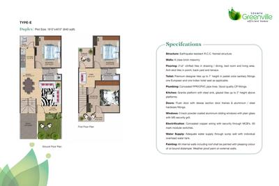 Image of 840 Sq.ft 3 BHK Duplex for sale in Soumya Greenville Phase 1, Awadhpuri, Bhopal for Rs. 7200000