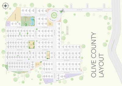 Image of 1500 Sq.ft 3 BHK Villa for sale in Janapriya Olive County, Srirangavaram, Hyderabad for Rs. 9000000