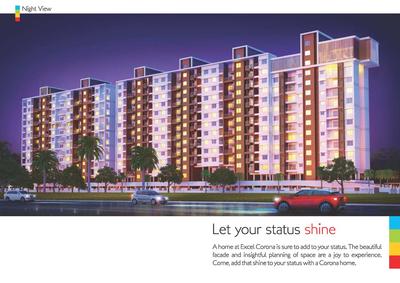 Image of 442 Sq.ft 1 BHK Apartment / Flat for sale in Excel Celestia Residency Wing B And C, Moshi, Pune for Rs. 3700000