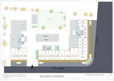 Image of 1215 Sq.ft 2 BHK Apartment / Flat for sale in Eklingji Parisar, Sanand, Ahmedabad for Rs. 4300000