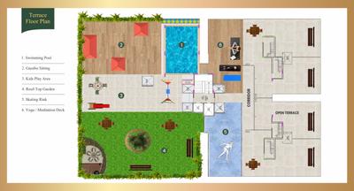 Image of 1200 Sq.ft 3 BHK Apartment / Flat for sale in The City Park, Mansarovar, Jaipur for Rs. 5500000