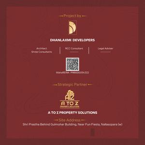 Image of 850 Sq.ft 2 BHK Apartment / Flat for sale in Dhananjay Hill View, Nalasopara West, Nala Sopara for Rs. 4900000