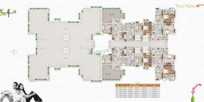 Image of 1480 Sq.ft 3 BHK Apartment / Flat for sale in Purbasa Giriraj Tower, Basishta, Guwahati for Rs. 8700000