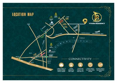 Image of 650 Sq.ft 1 RK Apartment / Flat for sale in Titania Residency , Phi IV, Greater Noida for Rs. 4200300