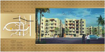 Image of 1109 Sq.ft 3 BHK Apartment / Flat for sale in Balaji Crimson, Maheshtala, Kolkata for Rs. 3700000