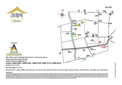 Image of 1550 Sq.ft 3 BHK Apartment / Flat for sale in Akshar Upvan, Bhayli, Vadodara for Rs. 3690000