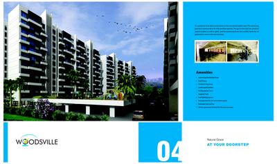 Image of 1185 Sq.ft 2 BHK Apartment / Flat for sale in Pharande Woodsville, Moshi, Pune for Rs. 5263000