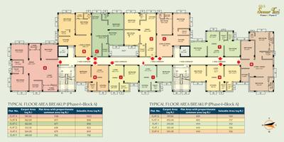 Image of 1161 Sq.ft 3 BHK Apartment / Flat for sale in GLS Sonar Tori Phase II, New Town, Kolkata for Rs. 6269400