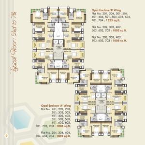 Image of 1110 Sq.ft 2 BHK Apartment / Flat for sale in Suyash Opal Enclave, Sadguru Nagar, Nashik for Rs. 6000000