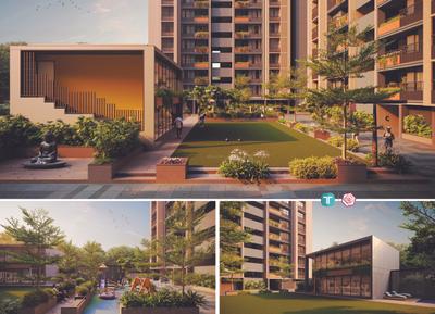 Image of 1760 Sq.ft 3 BHK Apartment / Flat for sale in Ratna Turquoise Rosedale, Shela, Ahmedabad for Rs. 7400000