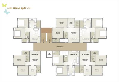 Image of 600 Sq.ft 1 BHK Apartment / Flat for sale in Navdurga Nilkanth Residency, Kathwada, Ahmedabad for Rs. 2000000