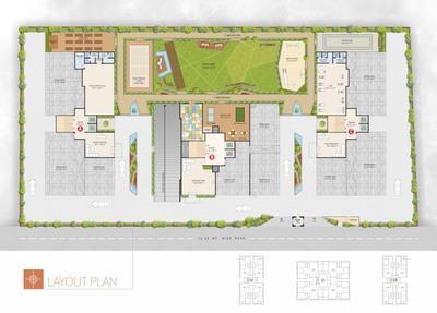 Image of 2565 Sq.ft 4 BHK Apartment / Flat for sale in Shilalekh Shukan Lifestyle, Pal Gam, Surat for Rs. 14877000