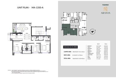 Image of 1357 Sq.ft 3 BHK Apartment / Flat for sale in Rajshree Aranya, Ghatkopar East, Mumbai for Rs. 48800000