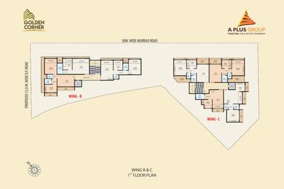Image of 500 Sq.ft 1 BHK Apartment / Flat for sale in Golden Corner, Badlapur West, Badlapur for Rs. 2500000