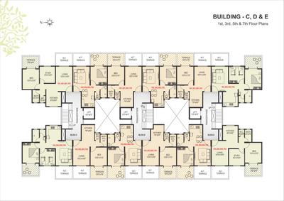Image of 624 Sq.ft 1 BHK Apartment / Flat for sale in Kamalraj Balaji Residency, Dighi, Pune for Rs. 3050000