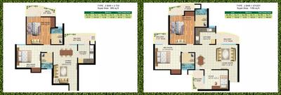 Image of 985 Sq.ft 2 BHK Apartment / Flat for sale in The Antriksh Golf View I Phase II, Sector 78, Noida for Rs. 9200000