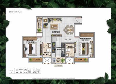 Image of 702 Sq.ft 2 BHK Apartment / Flat for sale in Oyster Nature Vista Building 2, Dwarli Gaon, Kalyan for Rs. 5500000