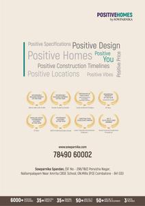Image of 1144 Sq.ft 3 BHK Apartment / Flat for sale in Sowparnika Spandan, Nallampalayam, Coimbatore for Rs. 9500000