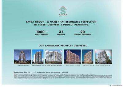 Image of 583 Sq.ft 1 BHK Apartment / Flat for sale in Sayba Opal, Kurla East, Mumbai for Rs. 10300000