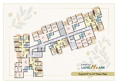 Image of 1370 Sq.ft 3 BHK Apartment / Flat for sale in Shreeji Landmark Phase 1, Ambernath East, Ambernath for Rs. 7900000
