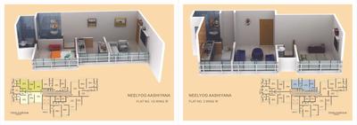 Image of 700 Sq.ft 2 BHK Apartment / Flat for sale in Neelyog Aashiyana, Kandivali West, Mumbai for Rs. 14500000