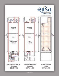 Image of 5958 Sq.ft 3 BHK Duplex for sale in Balaji Land Sanket Bunglows, Swati Park, Rajkot for Rs. 5851000
