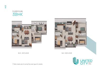 Image of 445 Sq.ft 1 BHK Apartment / Flat for sale in Town United City, Peelamedu, Coimbatore for Rs. 580000