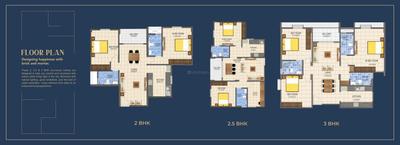 Image of 1491 Sq.ft 3 BHK Apartment / Flat for sale in GRC Shreekrish, Choodasandra, Bengaluru for Rs. 18900000