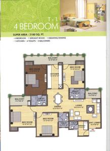 Image of 500 Sq.ft 1 RK Apartment / Flat for sale in Mittal Rajnagar Residency, Raj Nagar Extension, Ghaziabad for Rs. 3800000