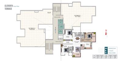 Image of 1600 Sq.ft 3 BHK Apartment / Flat for sale in Winsome Hari Pearlz, Danapur, Patna for Rs. 14000000