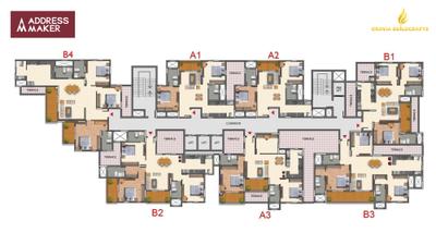 Image of 1940 Sq.ft 3 BHK Apartment / Flat for sale in Address The Grand Strand Address, K R Puram, Bengaluru for Rs. 26200000
