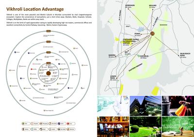 Image of 560 Sq.ft 2 BHK Apartment / Flat for sale in Kripa Passcode Green Canvas, Vikhroli East, Mumbai for Rs. 10200000