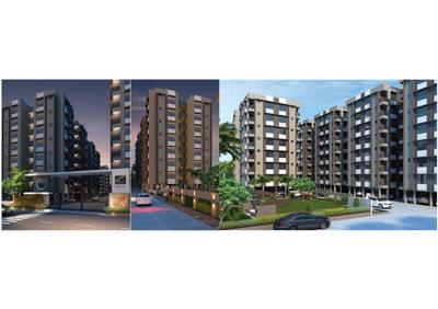 Image of 1125 Sq.ft 3 BHK Apartment / Flat for sale in Shyam Akash Parisar, Chanakyapuri, Ahmedabad for Rs. 7300000