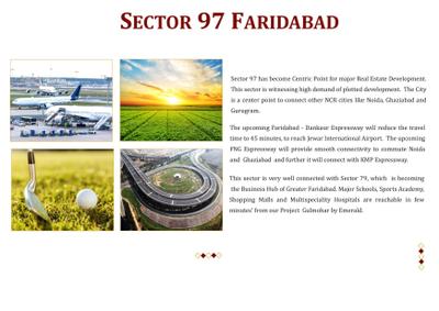 Image of 1540 Sq.ft 3 BHK Builder Floor for sale in Emarald Maple, Sector 97, Faridabad for Rs. 9000000