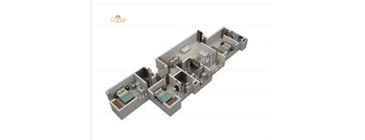 Image of 1070 Sq.ft 2 BHK Apartment / Flat for sale in Queens Grande, East Hill, Kozhikode for Rs. 7400000