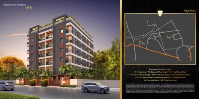 Image of 1550 Sq.ft 3 BHK Apartment / Flat for sale in Brahma The Wingz III, Gotri, Vadodara for Rs. 8300000