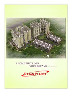 Image of 1250 Sq.ft 3 BHK Apartment / Flat for sale in Ratan Planet, Kalyanpur, Kanpur for Rs. 9500000
