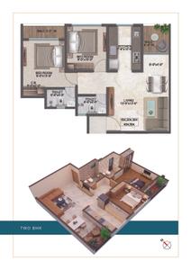 Image of 789 Sq.ft 2 BHK Apartment / Flat for sale in Shubh Manokamana, Kalyan West, Kalyan for Rs. 5665558