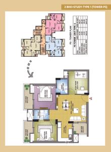 Image of 1900 Sq.ft 3 BHK Apartment / Flat for sale in SLF Anushree Apartments, Sector 75, Faridabad for Rs. 14000000