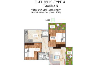 Image of 496 Sq.ft 1 BHK Apartment / Flat for sale in Samdariya New Gorakhpur, Gorakhpur, Jabalpur for Rs. 3500000