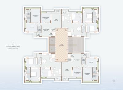 Image of 1935 Sq.ft 3 BHK Apartment / Flat for sale in Lake Abode, Vaishno Devi Circle, Ahmedabad for Rs. 6815000