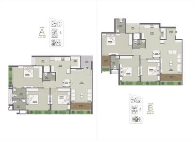 Image of 1555 Sq.ft 3 BHK Apartment / Flat for sale in Siddharth Gardenia, Tragad, Ahmedabad for Rs. 7776000