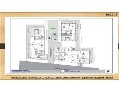 Image of 1323 Sq.ft 2 BHK Apartment / Flat for sale in Chetak Radhe Madhav, Sanand, Ahmedabad for Rs. 4100000
