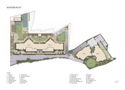 Image of 980 Sq.ft 2 BHK Apartment / Flat for sale in Lodha Bellagio Tower C, Powai, Mumbai for Rs. 38000000