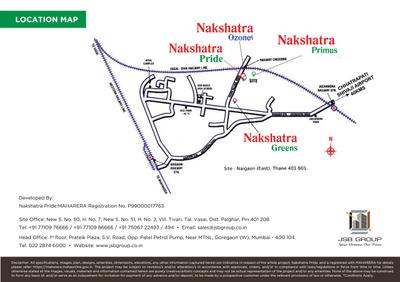 Image of 403 Sq.ft 1 BHK Apartment / Flat for sale in JSB Nakshatra Pride I, Naigaon East, Naigaon for Rs. 3150000